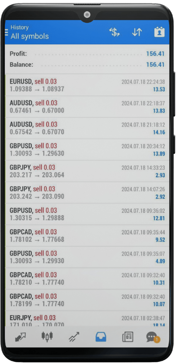 Trading App Screenshot