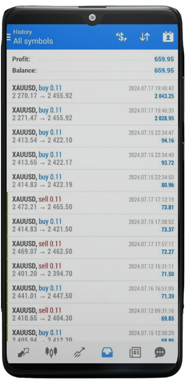 Trading App Screenshot